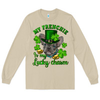 Mushroom st.patrick's day my french bulldog is my lucky charm Long Sleeve Tee - RanaPortraitStore