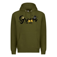 Army Green groom Premium Hoodie - MaliasSmallBusiness