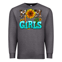 Charcoal Heather mom of girls Premium Sweatshirt - AdoDesignShop