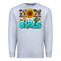 Heather Grey mom of girls Premium Sweatshirt - AdoDesignShop