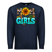 Navy mom of girls Premium Sweatshirt - AdoDesignShop