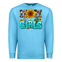 Ocean Blue mom of girls Premium Sweatshirt - AdoDesignShop
