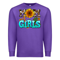 Purple mom of girls Premium Sweatshirt - AdoDesignShop