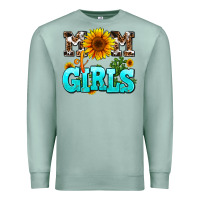 Seafoam mom of girls Premium Sweatshirt - AdoDesignShop
