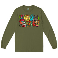 Army Green love mexico Long Sleeve Tee - Zillion Design Studio