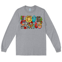 Heather Grey love mexico Long Sleeve Tee - Zillion Design Studio
