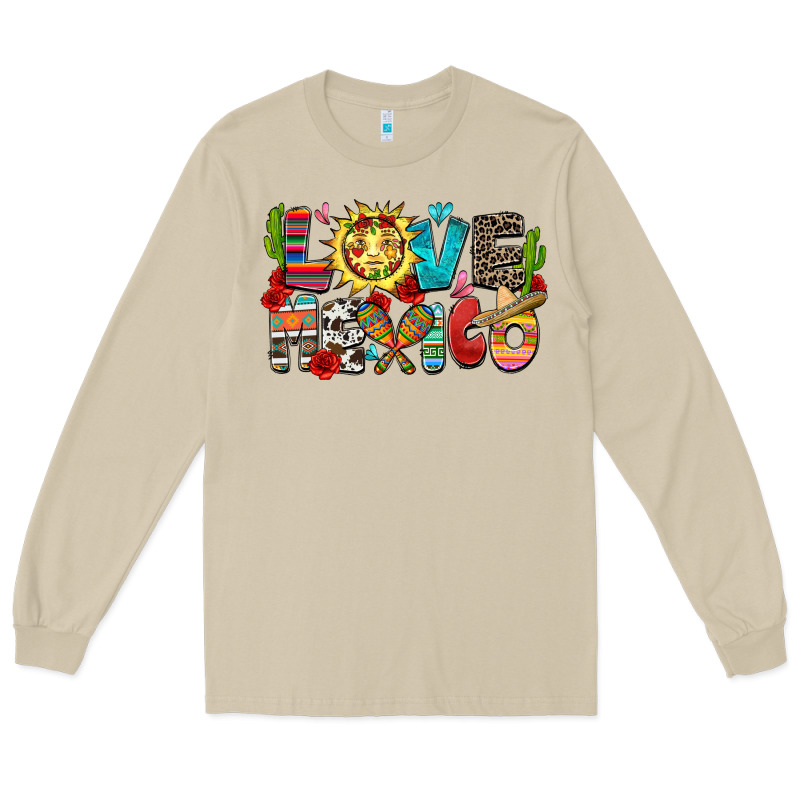 Love Mexico Long Sleeve Tee by Zillion Design Studio | Teevron