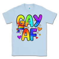 Dusty Blue gay af Classic Tee - Zillion Design Studio