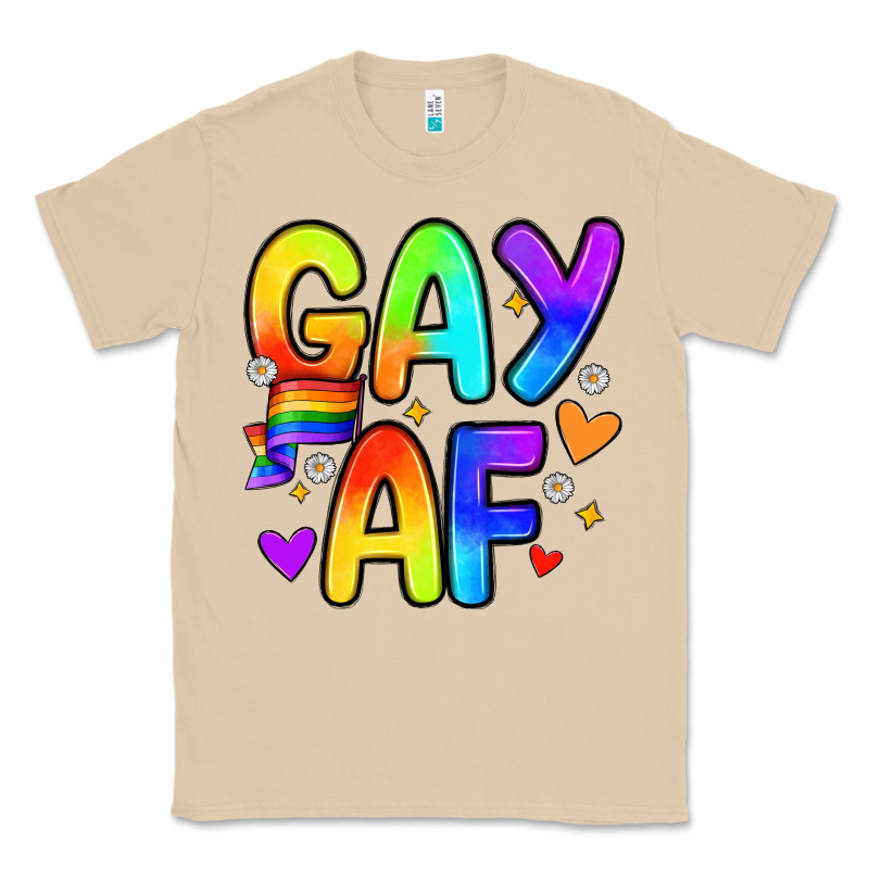 Gay Af Classic Tee by Zillion Design Studio | Teevron
