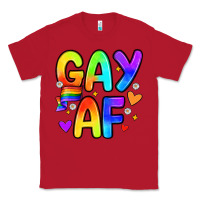 Red gay af Classic Tee - Zillion Design Studio