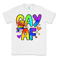 White gay af Classic Tee - Zillion Design Studio