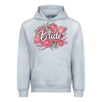 Heather Grey bride Urban Hoodie - MaliasSmallBusiness