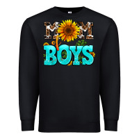 Black mom of boys Premium Sweatshirt - AdoDesignShop