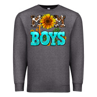 Charcoal Heather mom of boys Premium Sweatshirt - AdoDesignShop