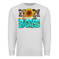 Dove Grey mom of boys Premium Sweatshirt - AdoDesignShop