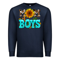 Navy mom of boys Premium Sweatshirt - AdoDesignShop