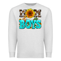 Oatmeal Heather mom of boys Premium Sweatshirt - AdoDesignShop