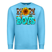 Ocean Blue mom of boys Premium Sweatshirt - AdoDesignShop