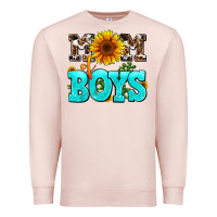 Pale Pink mom of boys Premium Sweatshirt - AdoDesignShop