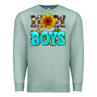 Seafoam mom of boys Premium Sweatshirt - AdoDesignShop