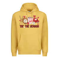 Antique Gold tis the season baseball Premium Hoodie - MaliasSmallBusiness