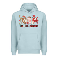 Blue Mist tis the season baseball Premium Hoodie - MaliasSmallBusiness