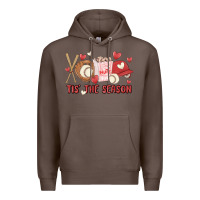 Coffee tis the season baseball Premium Hoodie - MaliasSmallBusiness