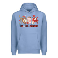 Colony Blue tis the season baseball Premium Hoodie - MaliasSmallBusiness