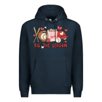 Navy tis the season baseball Premium Hoodie - MaliasSmallBusiness