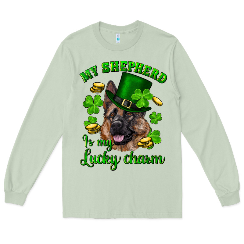 St.patrick's Day My Shepherd Is My Lucky Charm Long Sleeve Tee by RanaPortraitStore | Teevron