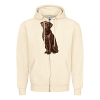 Sandshell labrador retriever Zipper Hoodie - RanaPortraitStore