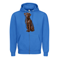 True Royal labrador retriever Zipper Hoodie - RanaPortraitStore