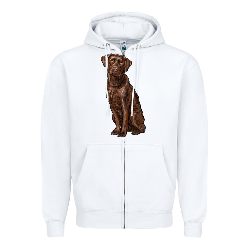 Labrador Retriever Zipper Hoodie by RanaPortraitStore | Teevron