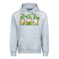 Heather Grey st. patrick's day gnomes Urban Hoodie - MaliasSmallBusiness