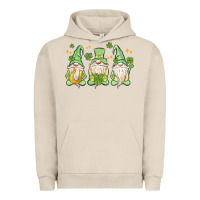 Pigment French Oak st. patrick's day gnomes Urban Hoodie - MaliasSmallBusiness