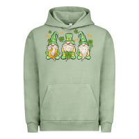 Pigment Oil Green st. patrick's day gnomes Urban Hoodie - MaliasSmallBusiness