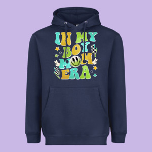 In My Boy Mom Era Heavyweight Hoodie Designed By Jahusdesignshop