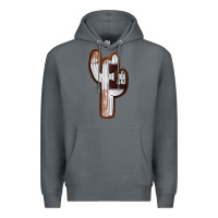 Rock Leather Cowhide Cactus Premium Hoodie - RanaPortraitStore