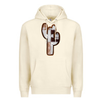 Sandshell Leather Cowhide Cactus Premium Hoodie - RanaPortraitStore