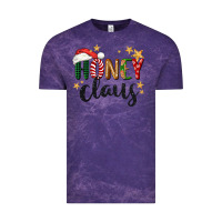 Cloud Purple honey claus christmas Vintage Tee - BarkalooDesign