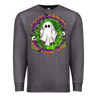 Charcoal Heather spook aound and find out Premium Sweatshirt - Artiststas