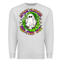 Dove Grey spook aound and find out Premium Sweatshirt - Artiststas