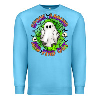 Ocean Blue spook aound and find out Premium Sweatshirt - Artiststas