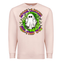 Pale Pink spook aound and find out Premium Sweatshirt - Artiststas