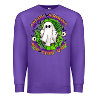 Purple spook aound and find out Premium Sweatshirt - Artiststas