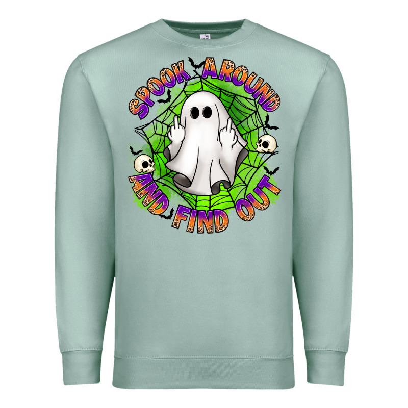 Spook Aound And Find Out Premium Sweatshirt by Artiststas | Teevron