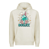 Oatmeal Heather boujee  easter  egg Premium Hoodie - MaliasSmallBusiness