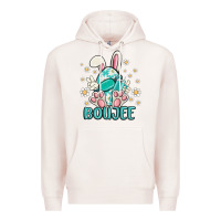 Pale Pink boujee  easter  egg Premium Hoodie - MaliasSmallBusiness