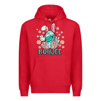 Red boujee  easter  egg Premium Hoodie - MaliasSmallBusiness
