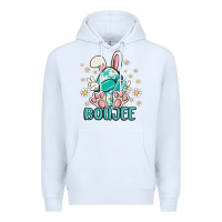 White boujee  easter  egg Premium Hoodie - MaliasSmallBusiness